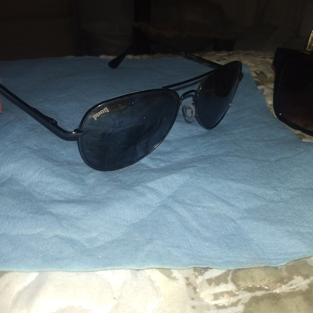 Polaroid Dark Gray Aviator Sunglasses
